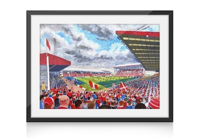 Pittodrie Stadium Fine Art Print - Aberdeen FC